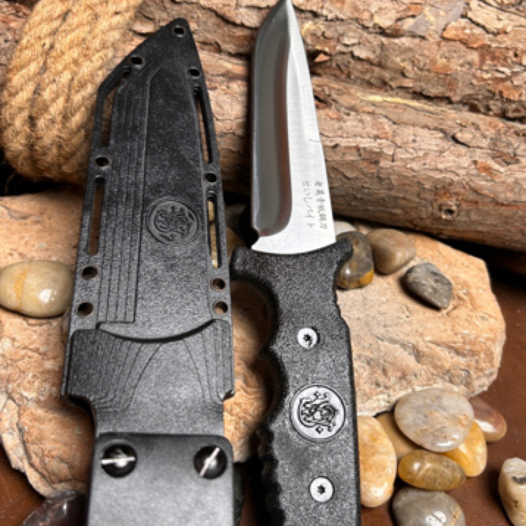 雷动自营日本青纸钢超高硬度精工研磨多功能刀户外刀手把肉刀水果