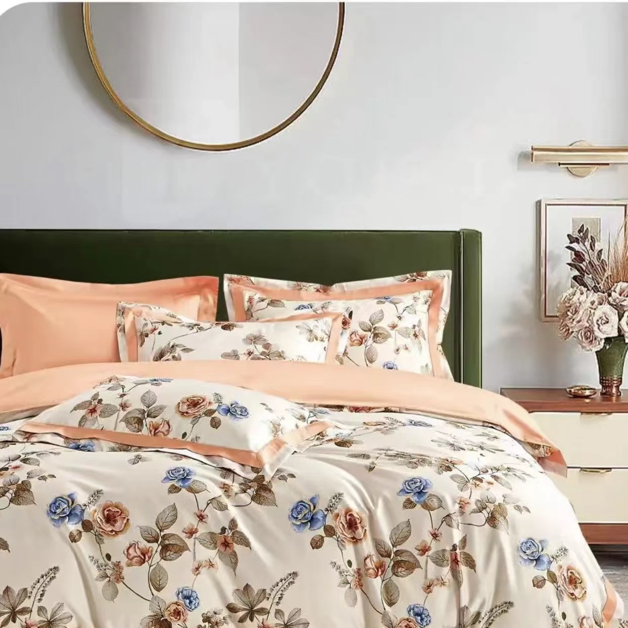 【主播推荐】民光贡缎新疆长绒棉60支四件套纯棉床上用品4件套时尚