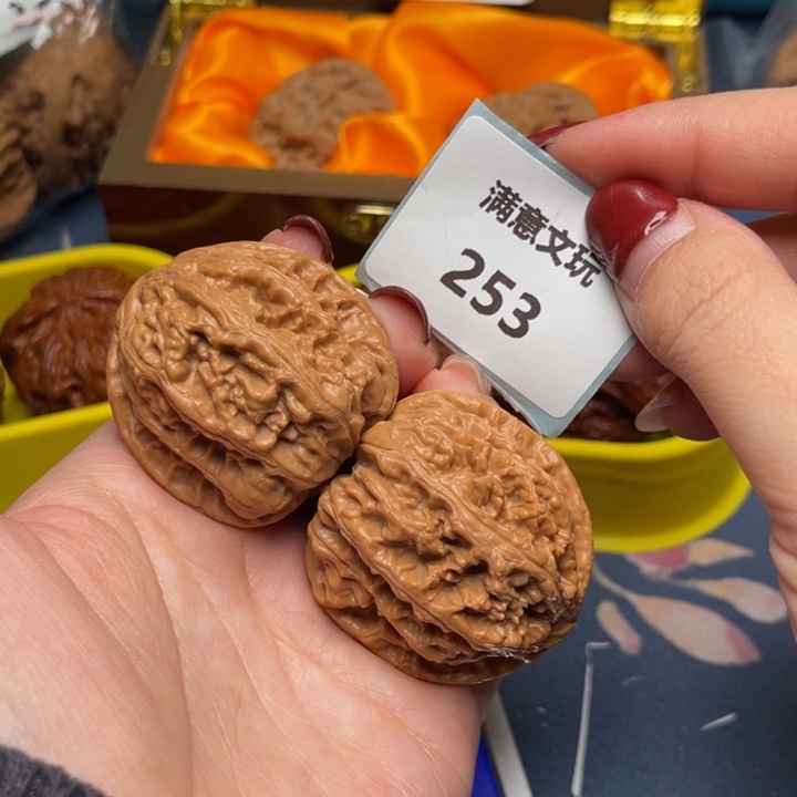 文玩核桃把件粗筋41.253