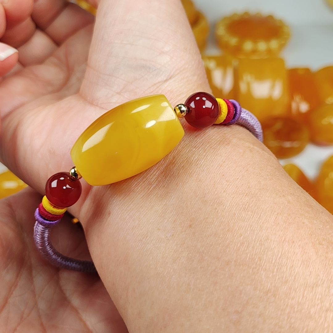 蜜蜡手串未镶嵌手链