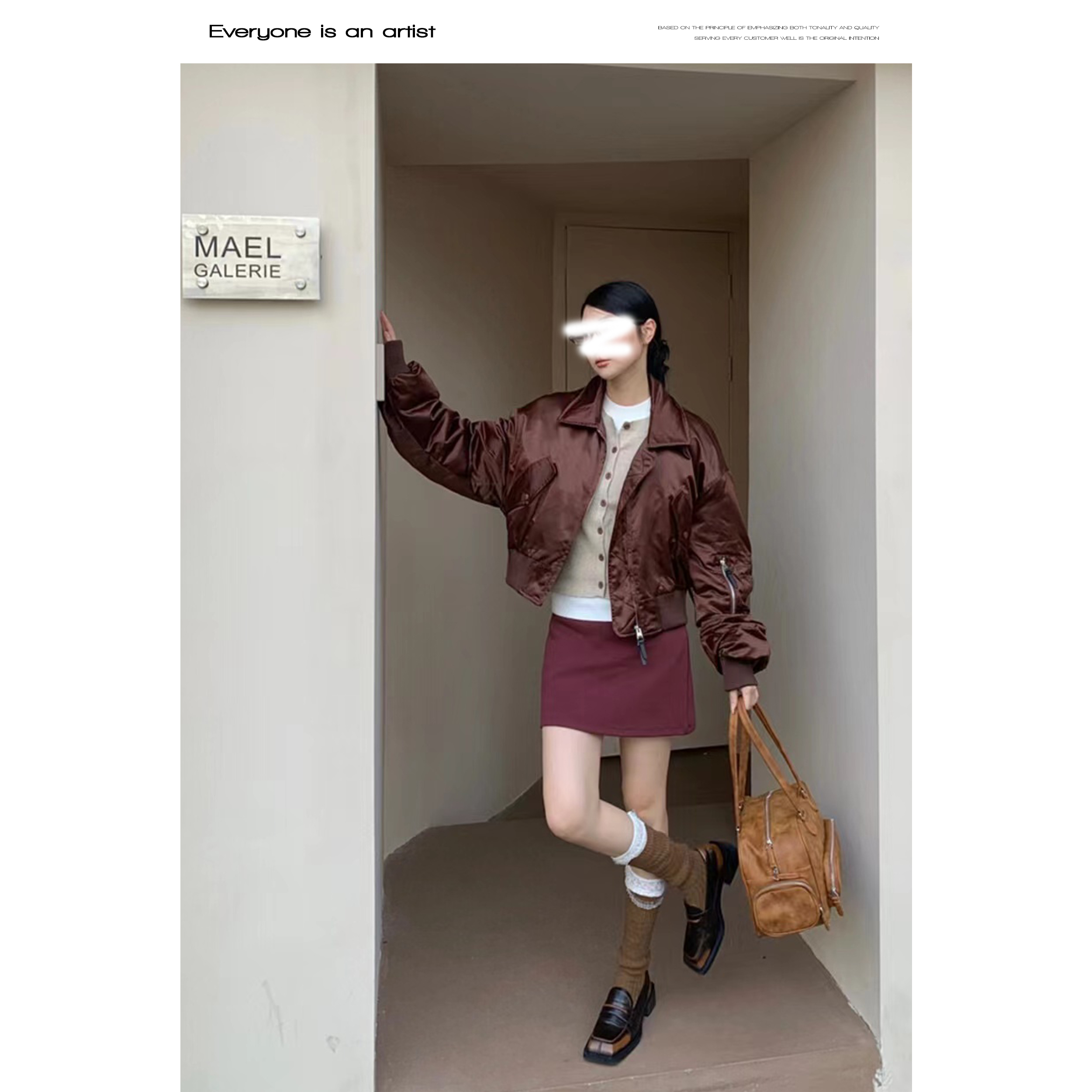 87803短款羽绒服长袖秋冬复古上衣
