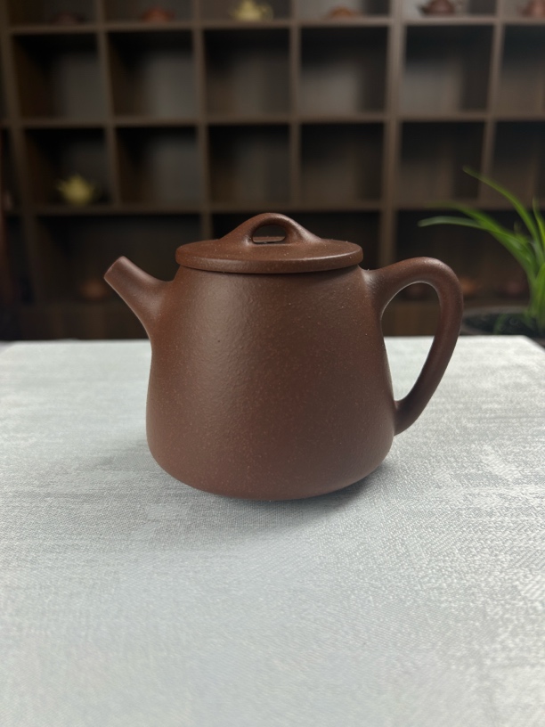 【巨星紫砂-品鉴款】喀左原矿紫泥200ml高石瓢/手工制/紫砂壶