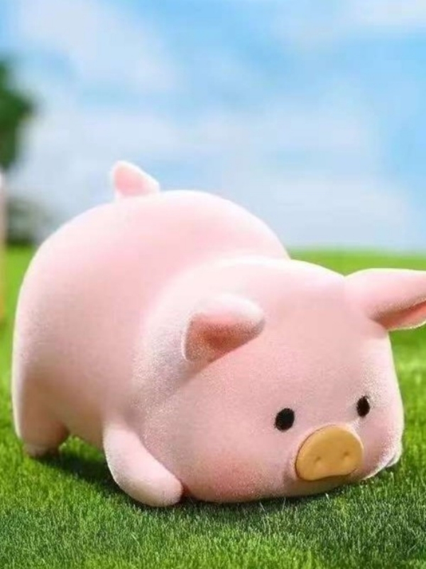 对号入座溜溜兔【好欧鸭潮玩】萌猪日常正品潮玩手办摆件