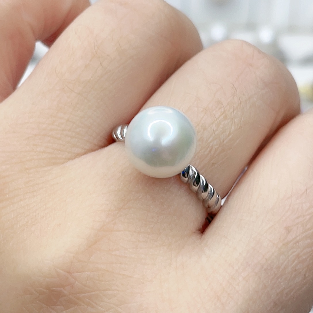 淡水珍珠颈饰银S925镶嵌