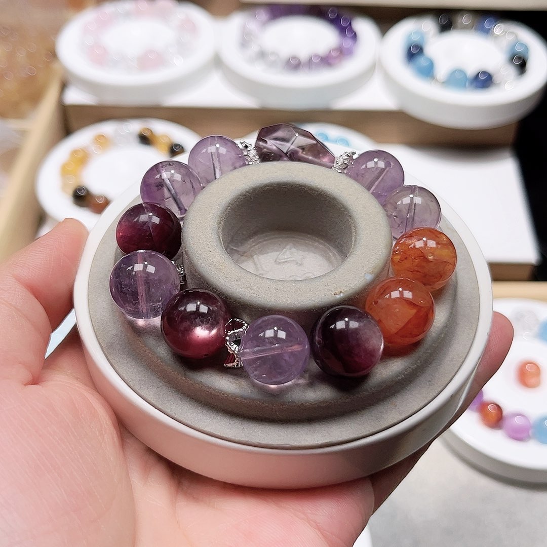 水晶手链未镶嵌天然水晶