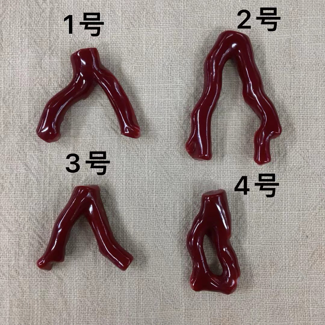 红珊瑚阿卡血红树枝吊坠款式