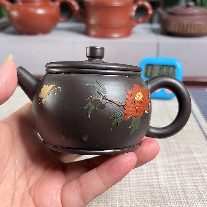 后***期紫砂茶壶宜兴原矿手工紫砂壶