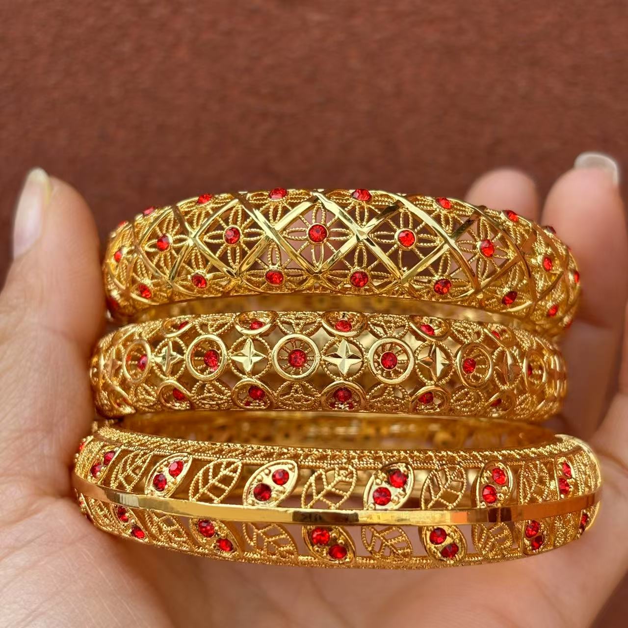 足银手镯 15-花纹随机手镯