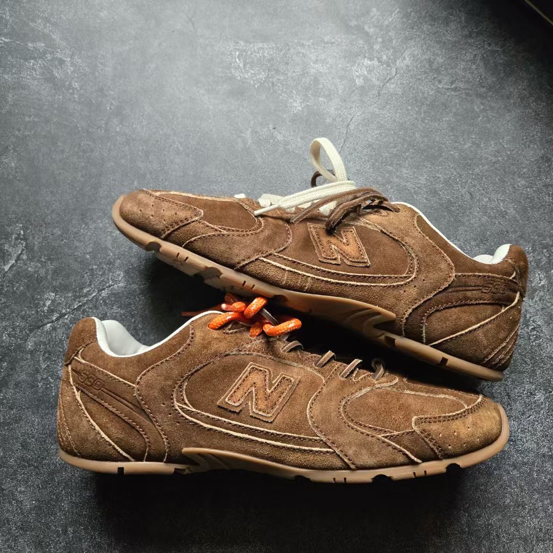 99新 NEW BALANCE miumiu联名 NB530 棕色 肉桂色 39.5码 鞋