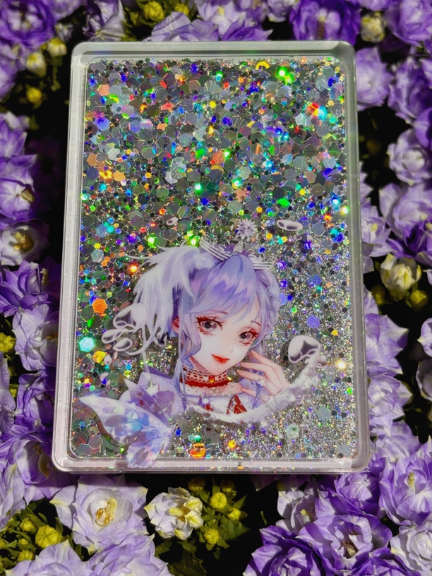 【宇宙传说长公主流沙麻将】6×9cm水花小流麻（有亲签名片小小卡