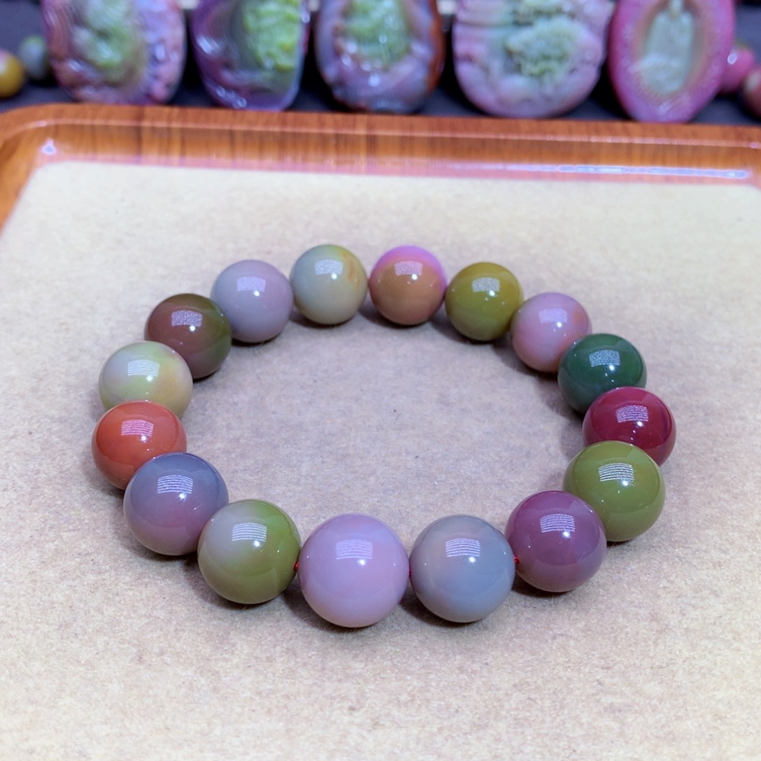 玛瑙未镶嵌手链盐源