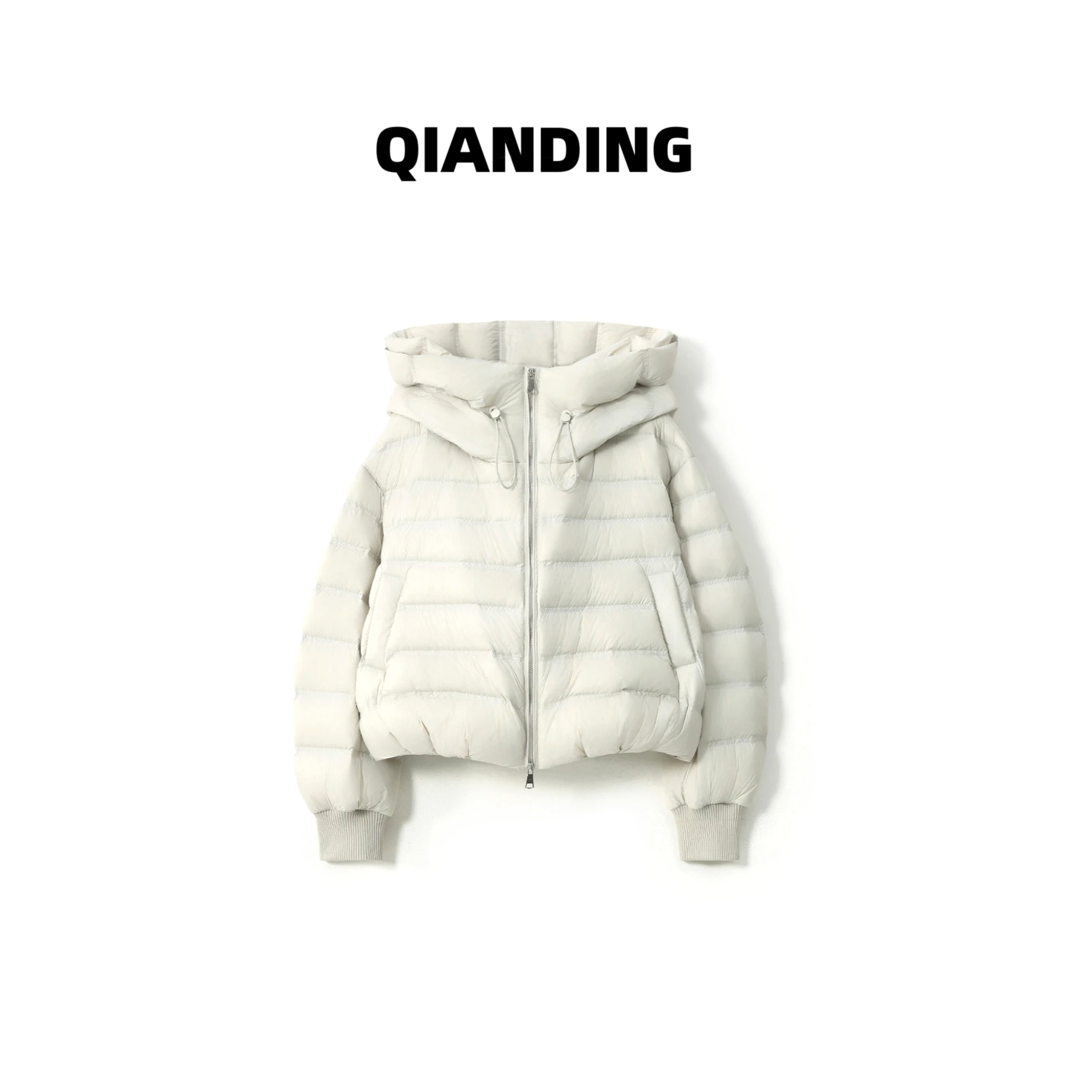 【QIANDING】【暖立方90羽绒服】绗穿锁温时尚百搭羽绒服F276