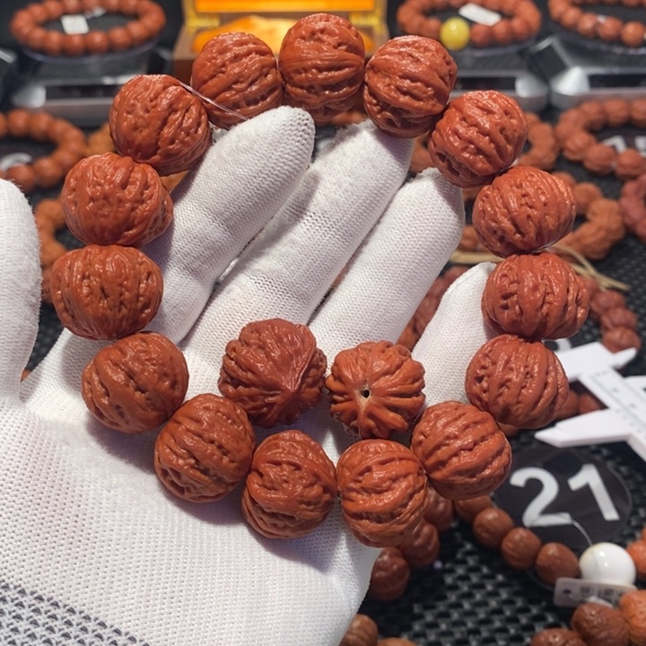文玩核桃手串大****8核桃手串2.2尺寸全品
