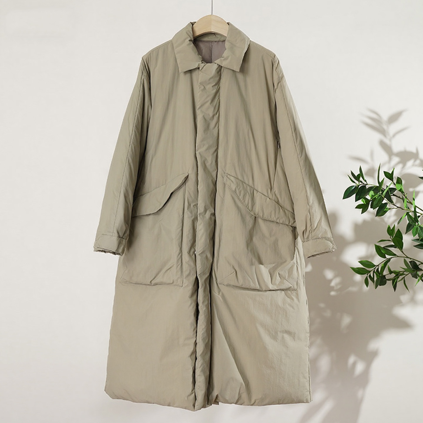 芬兰订单冬季保暖户外防水长款鹅绒服女士外套（241377）