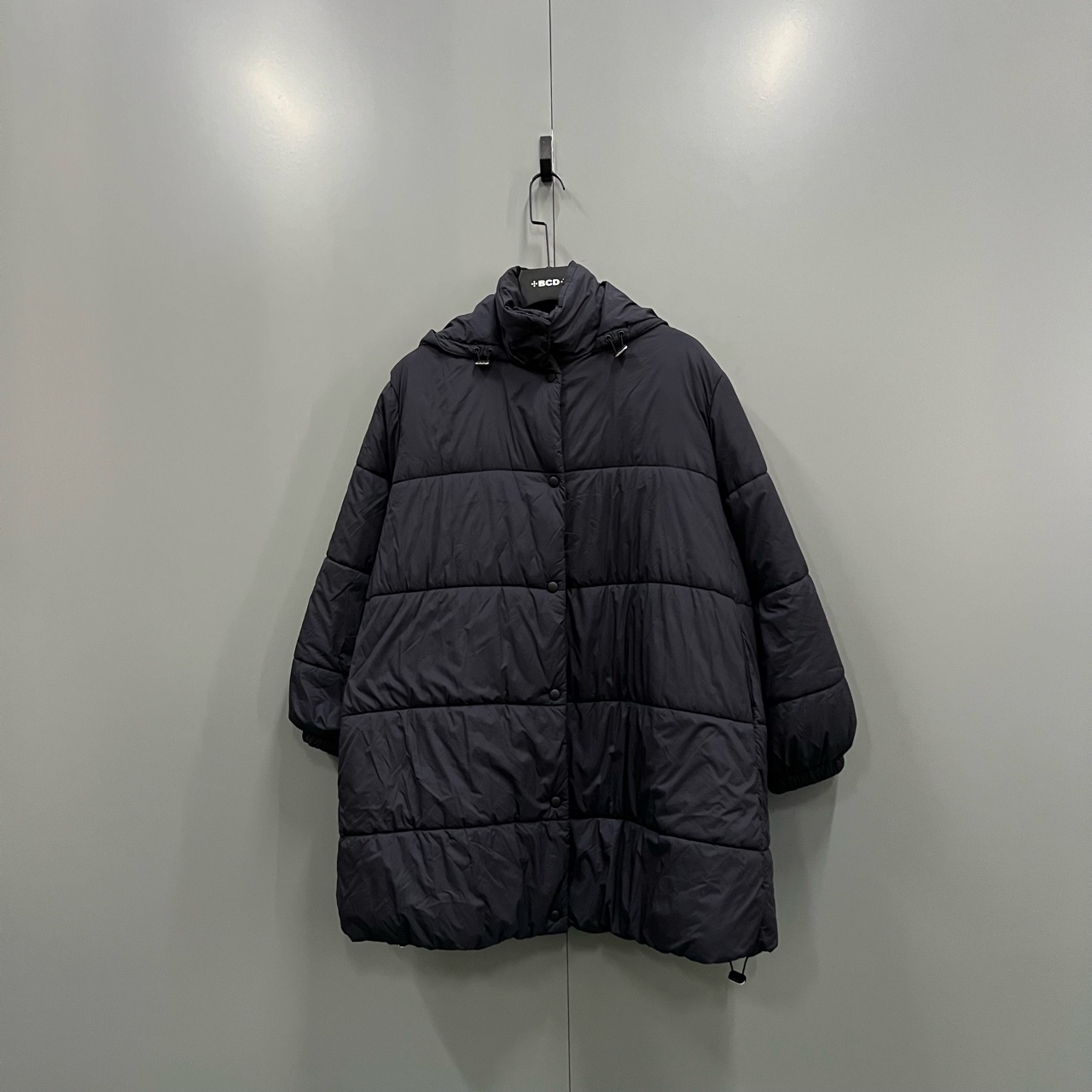 (bb)115 Givenchy 纪梵希 黑色连帽长款羽绒服 34码/95新/007136