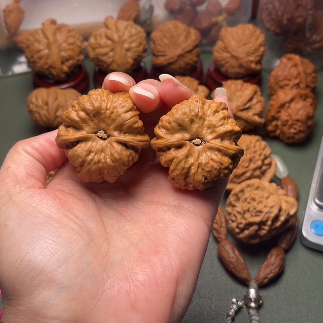 文玩核桃吊坠蛙蛙38