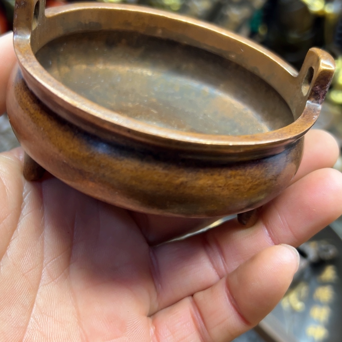 铜摆件欢迎欢迎你