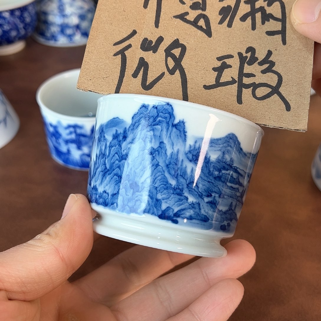 杯景德镇全手工手绘陶瓷