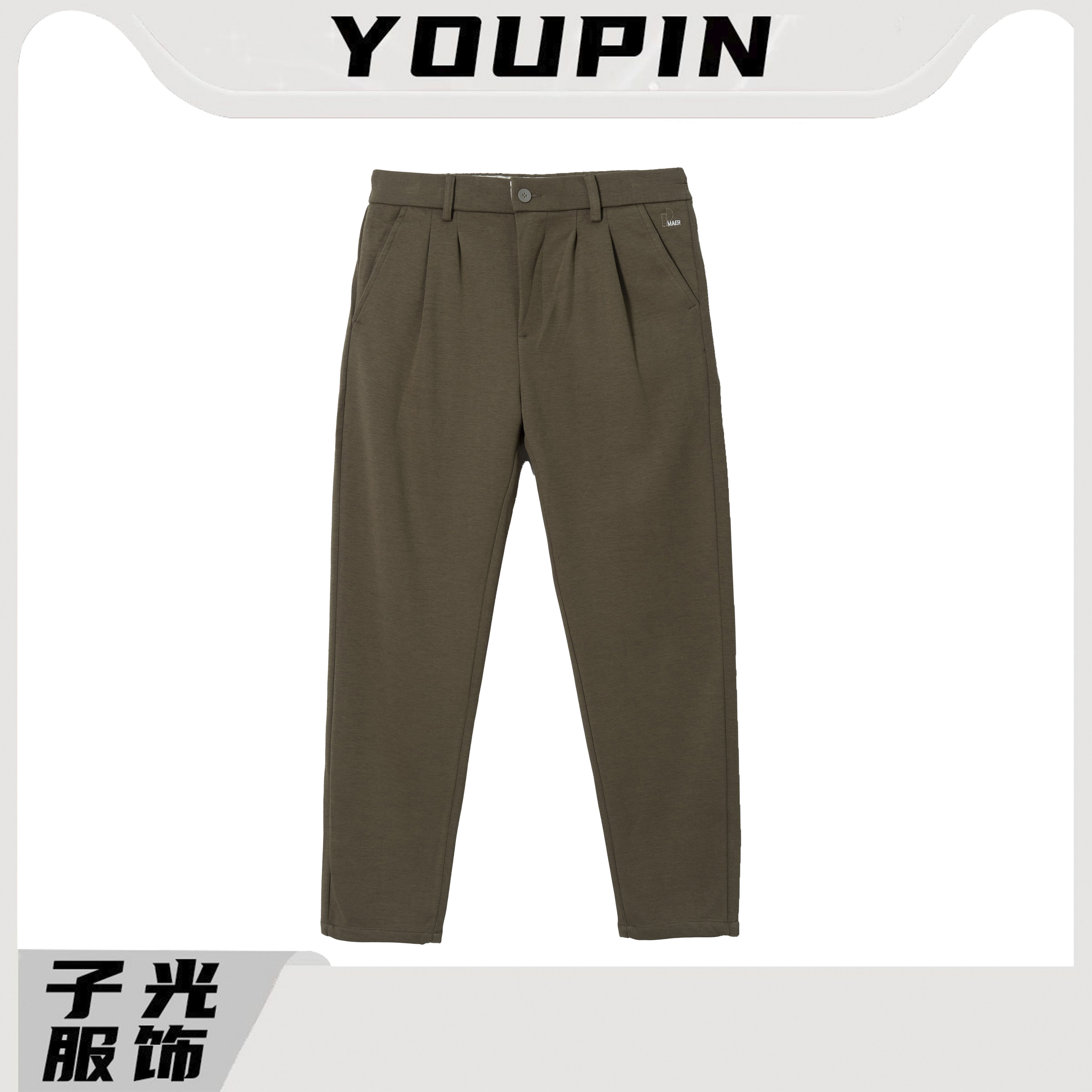 【李子光】男士秋冬季新款直筒西裤 版型立体舒适保暖时尚百搭YY903