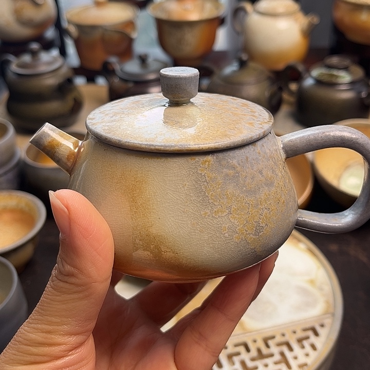 六***爸茶盏柴烧茶具柴烧茶具