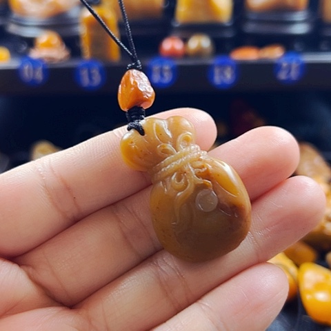 田黄石田黄石挂件