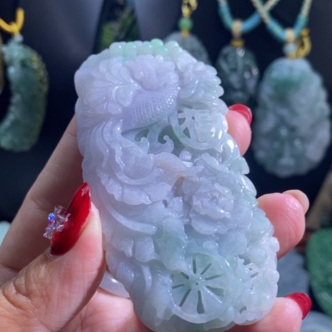 【闪购商品】颈饰未镶嵌翡翠凤凰