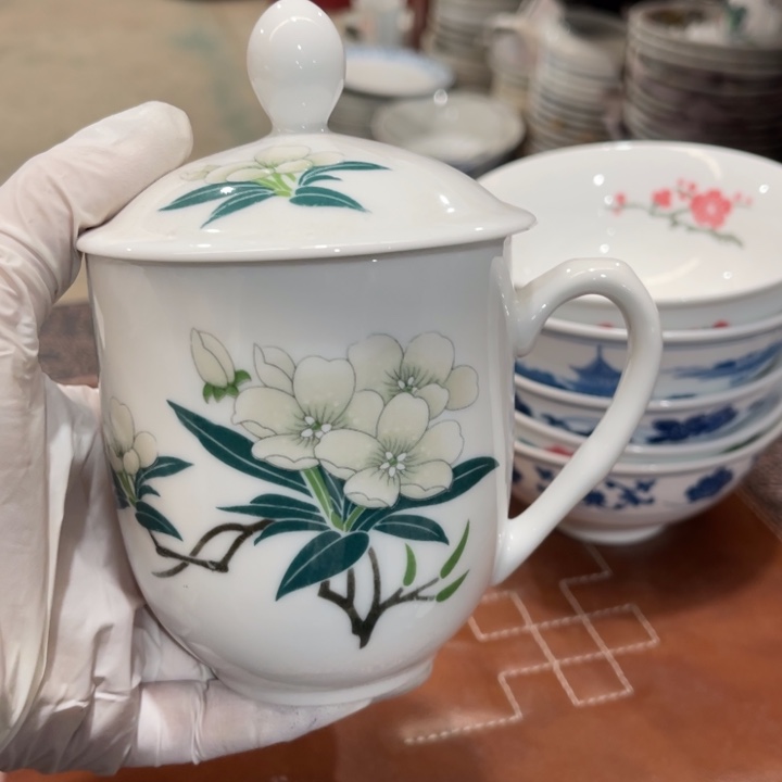 瓷醴陵高温瓷器350毫升