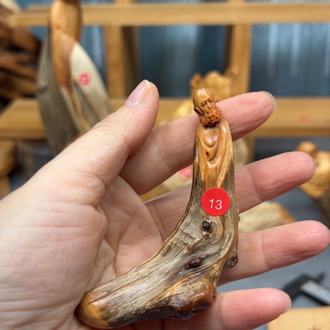 柏木崖柏木摆件手把件58