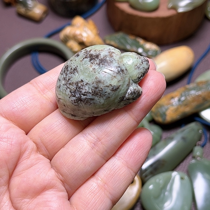 岫岩河磨玉（透闪石质玉）手绳未镶嵌