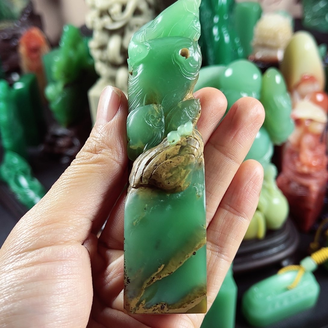 四川石雅安绿名贵石材