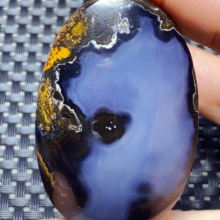 玛瑙/玉髓颈饰未镶嵌黑**生