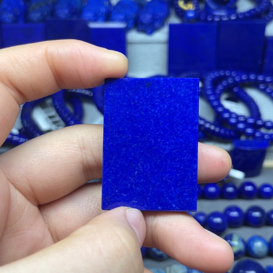 青金石未镶嵌无事牌