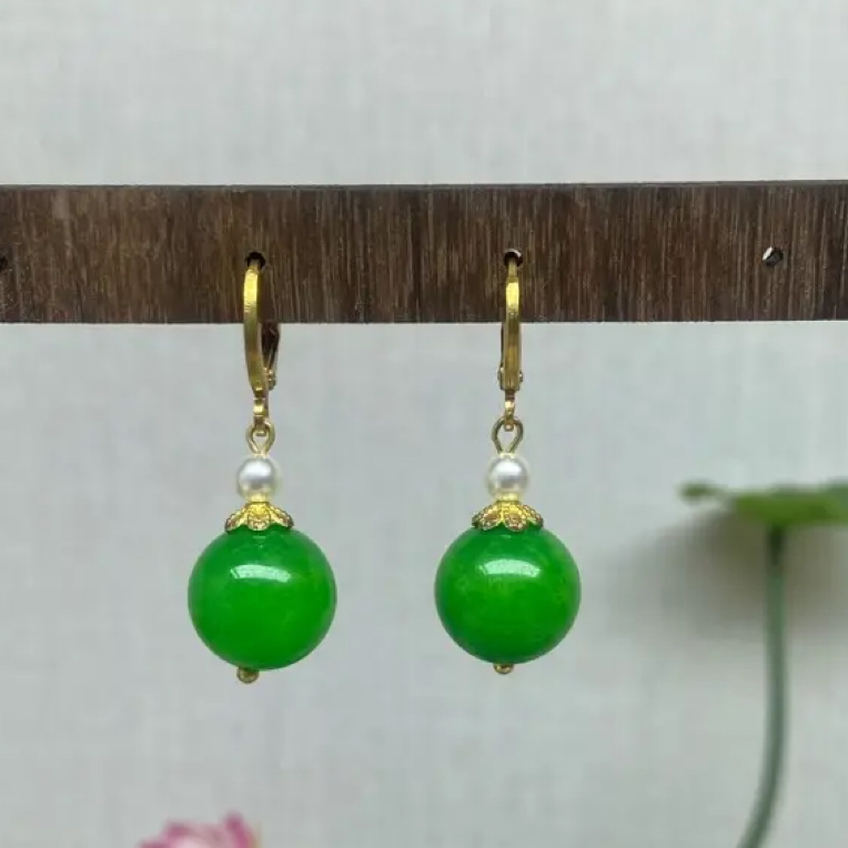 经典阳绿时尚百搭耳扣款68号