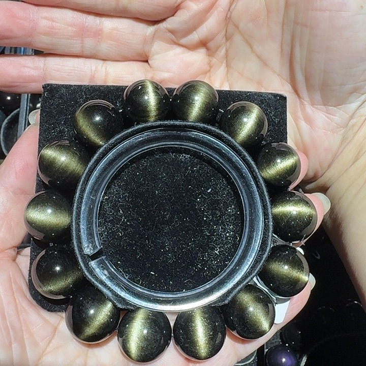 Y***了黑曜岩未镶嵌手链