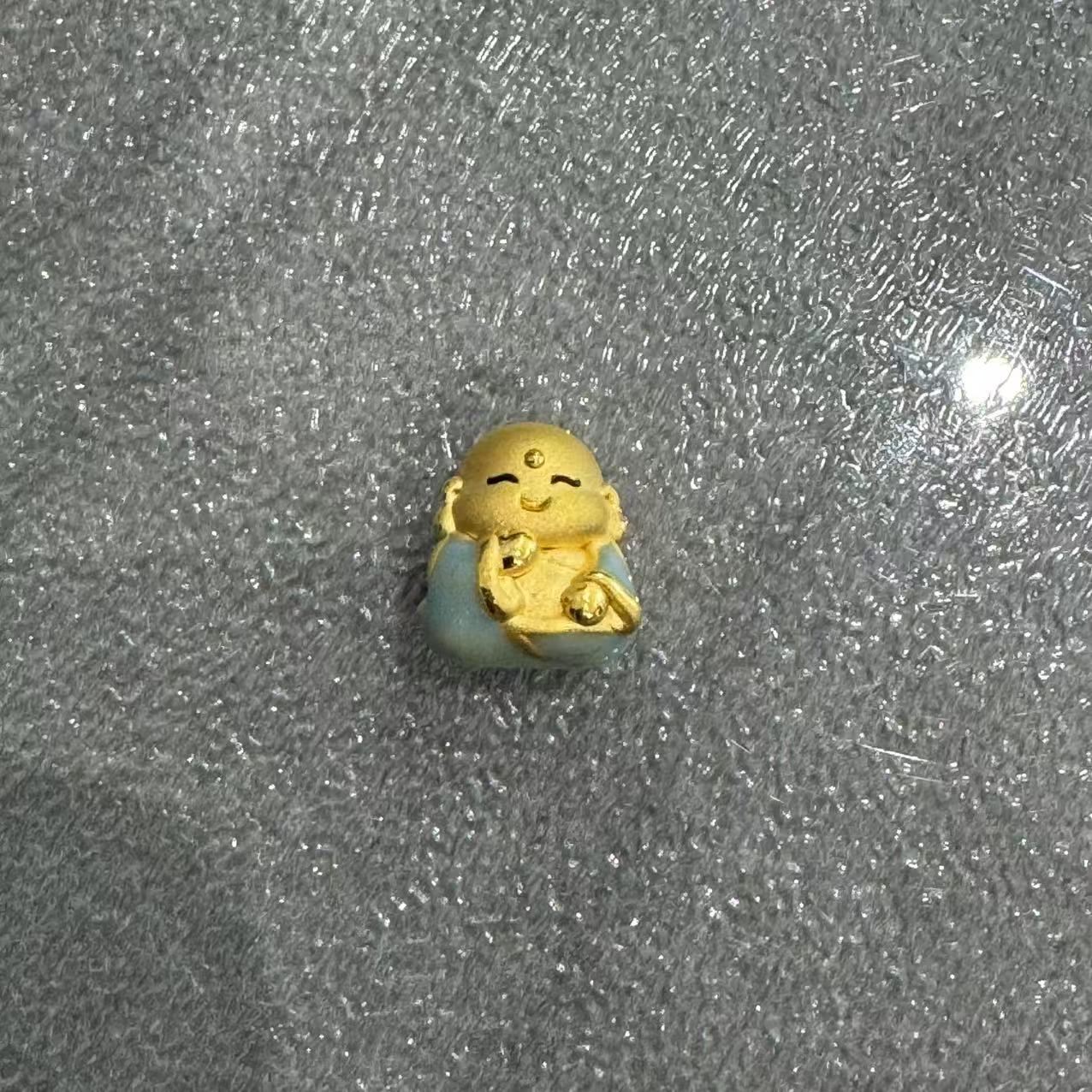 CBAI/菜百XD 足金项坠 足金990 