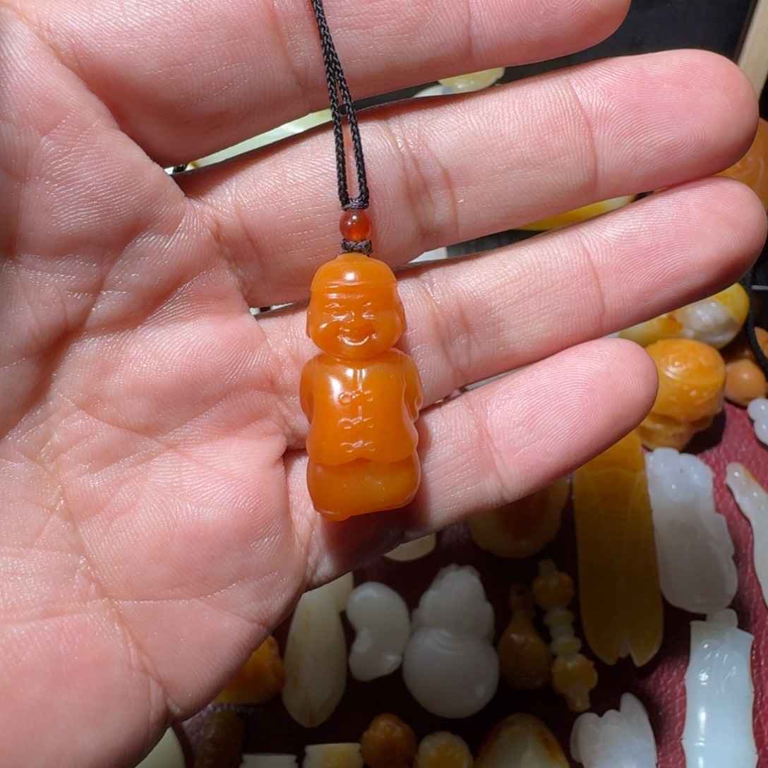 @****和田玉未镶嵌挂件