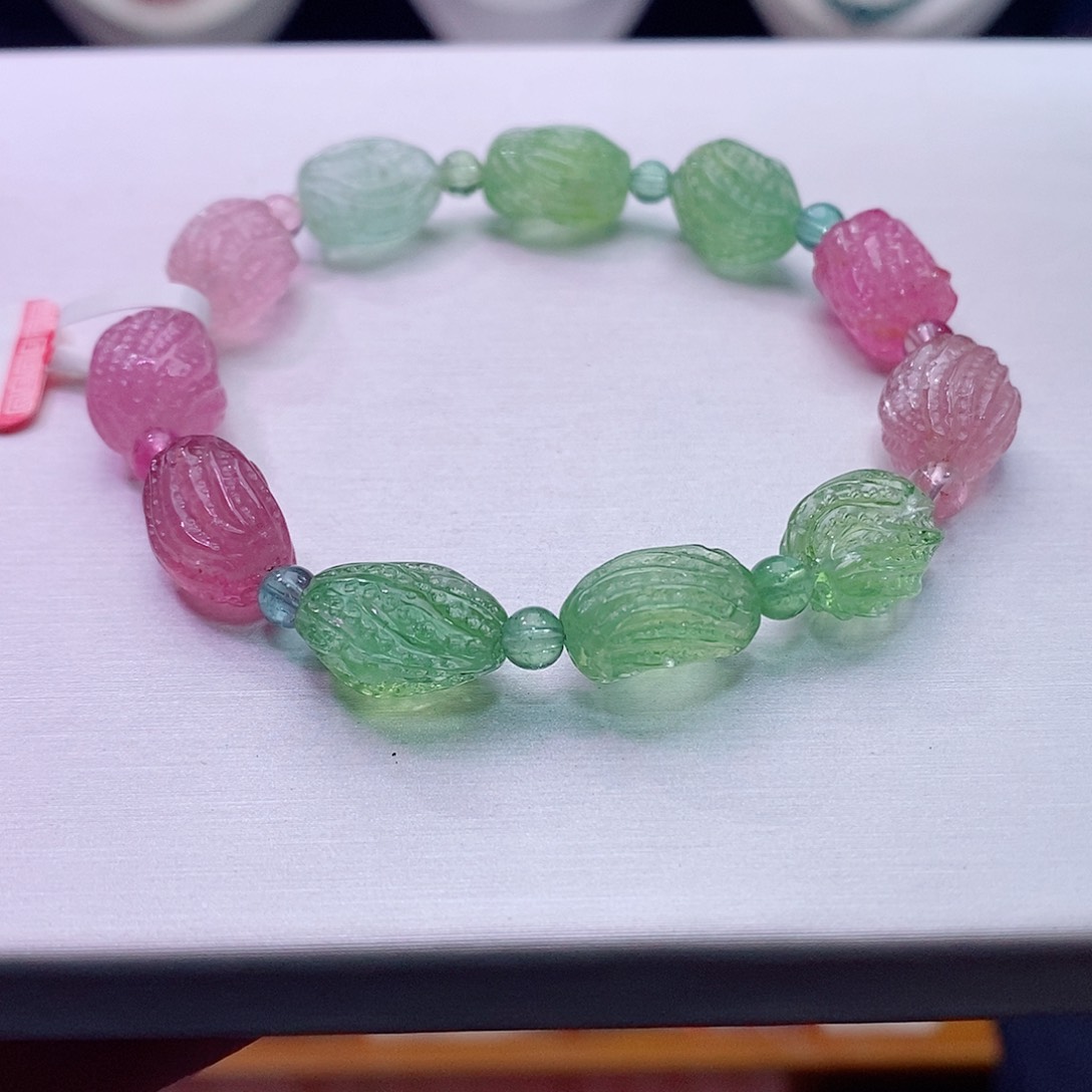 碧玺手链未镶嵌碧玺手链