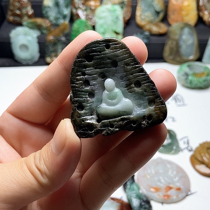 颈饰未镶嵌翡翠翡翠a货