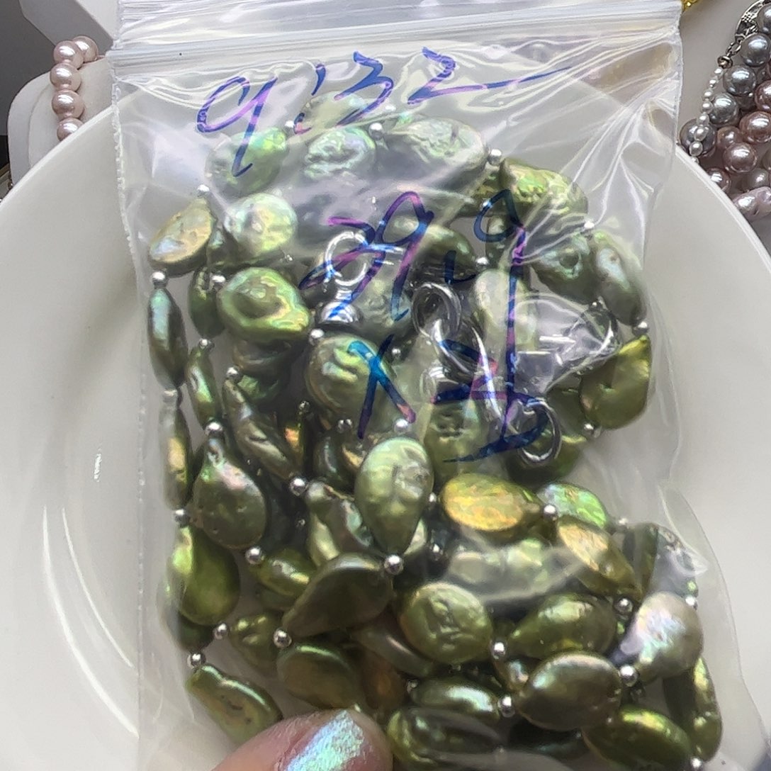 钛钢淡水珍珠手链风**阻