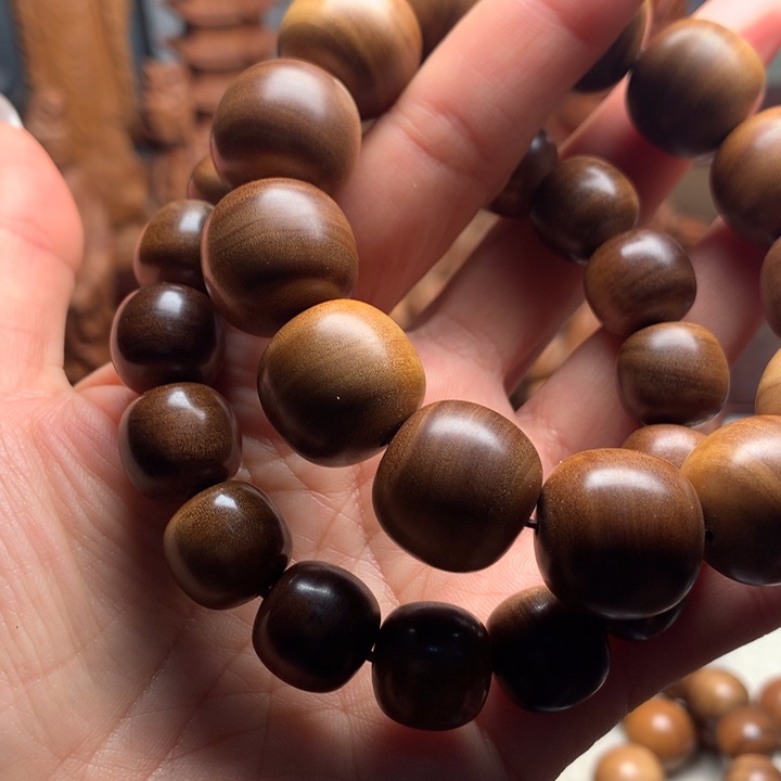 檀香木把件神*老山檀17181314