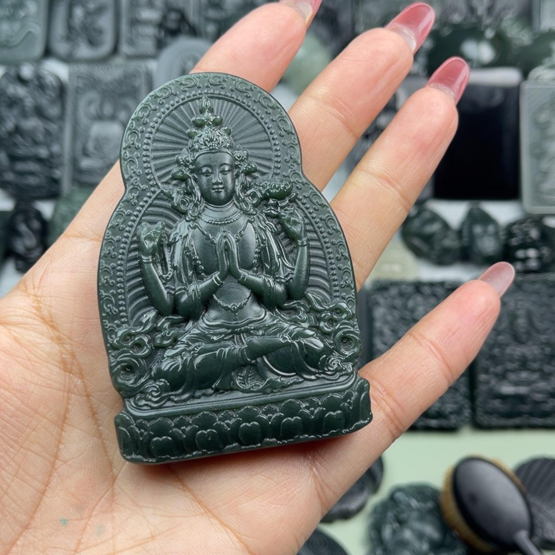 和田玉颈饰未镶嵌