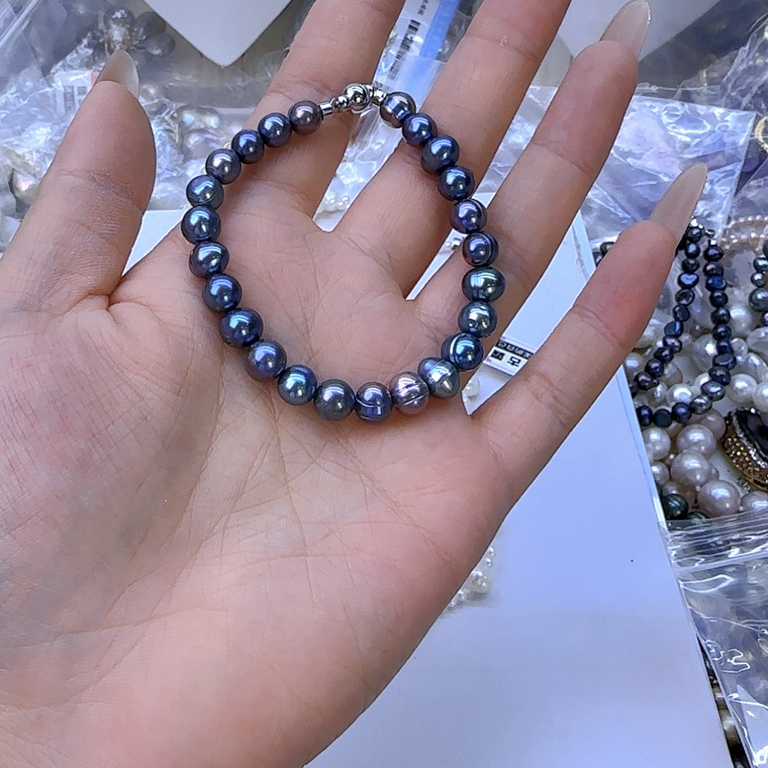 未镶嵌项链定制876淡水珍珠