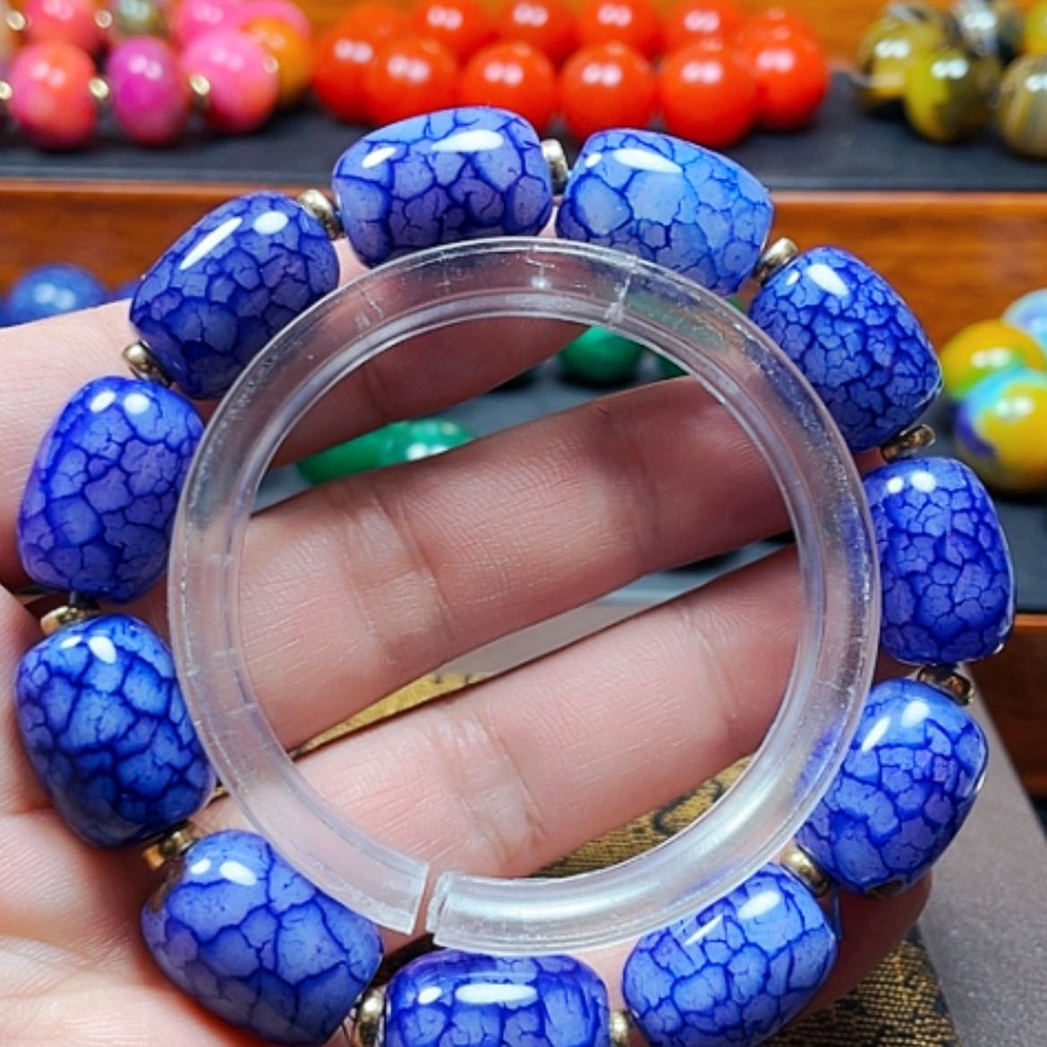 【闪购商品】玛瑙/玉髓手链未镶嵌兰龙1318
