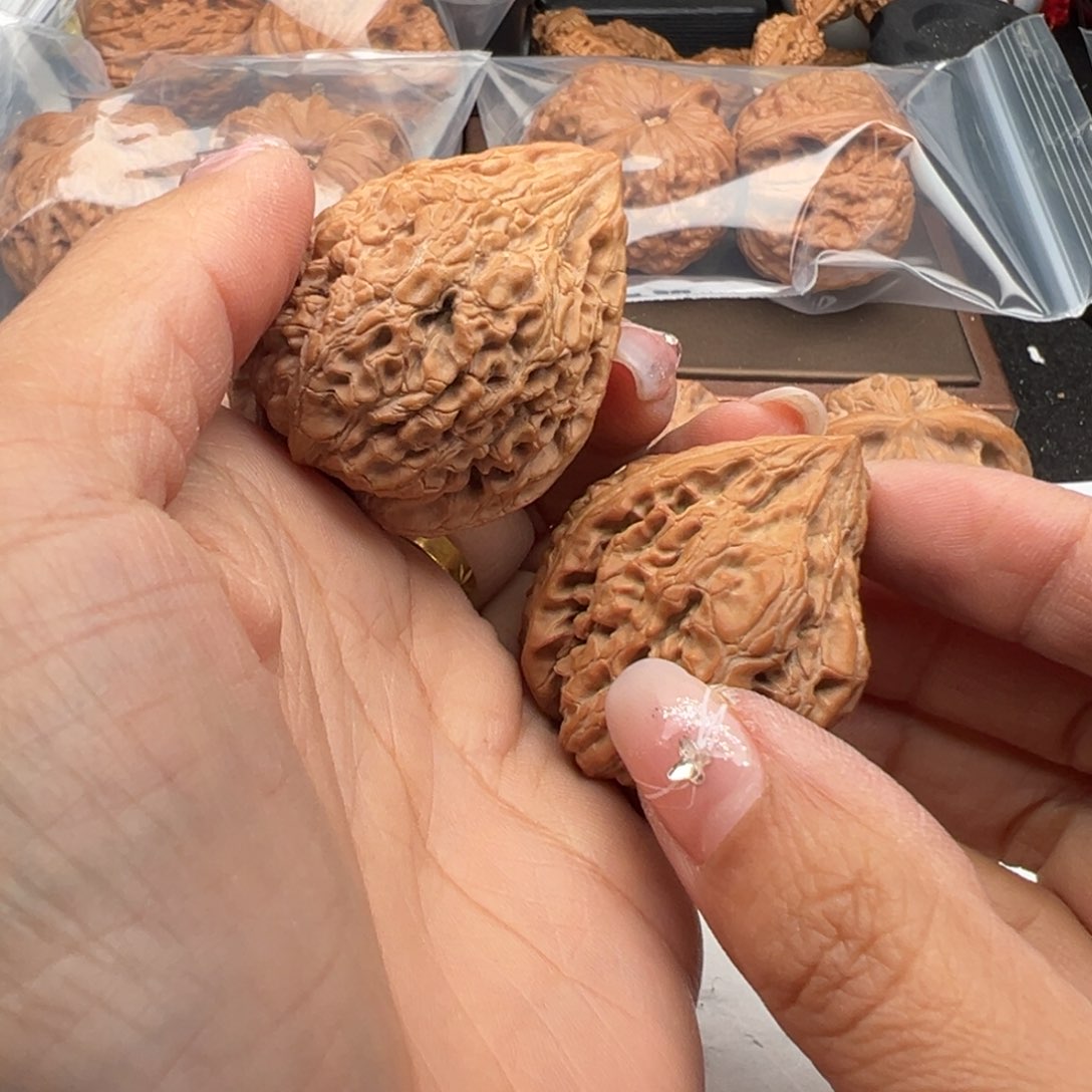 文玩核桃把件座佛36