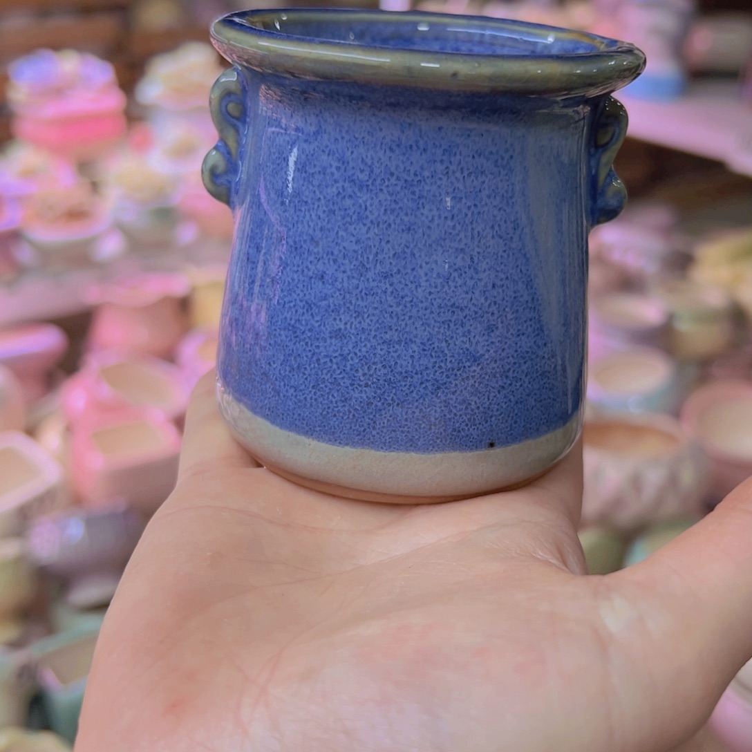 陶瓷花盆当场满12包邮