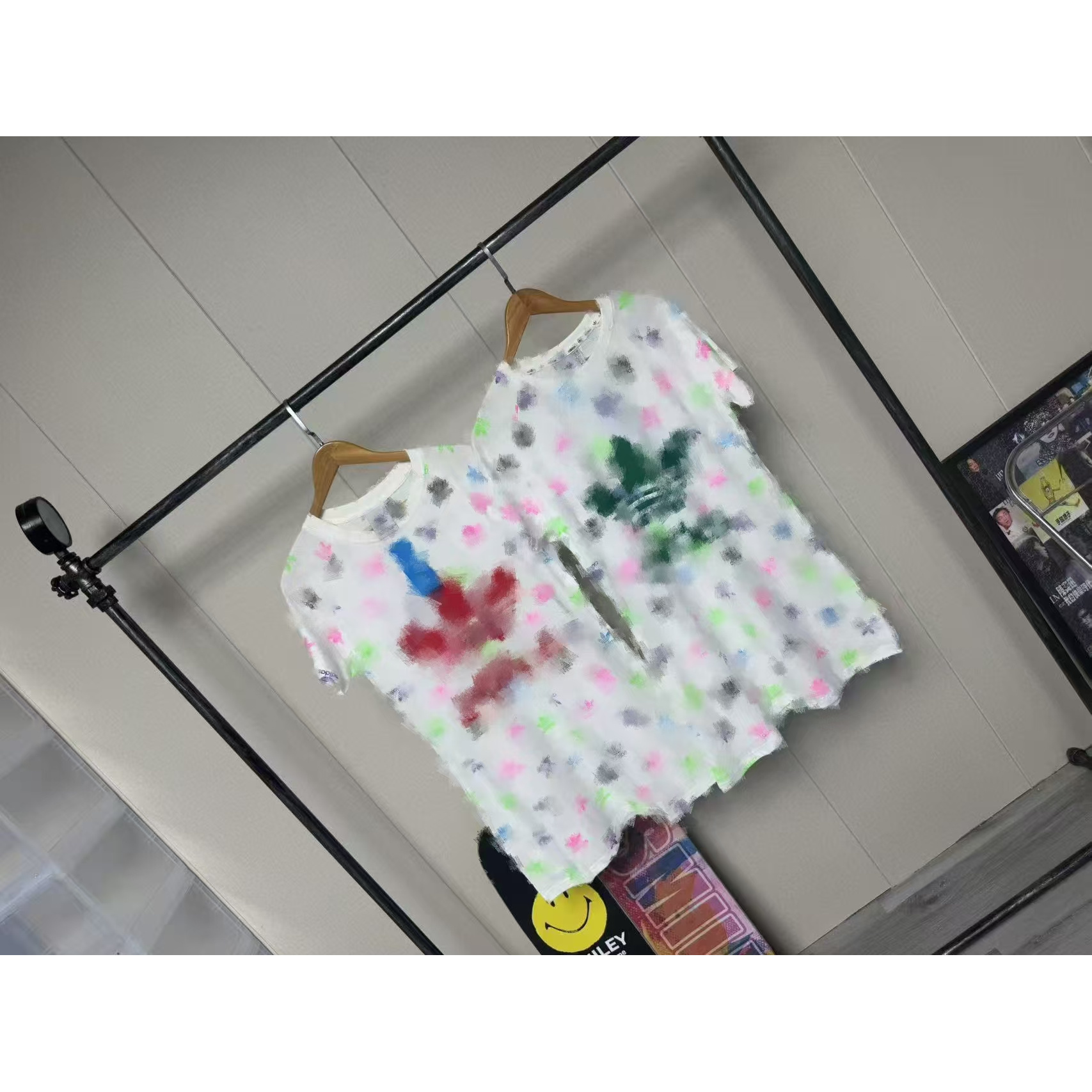 【OY】弟弟字母印花圆领长裙（0633）