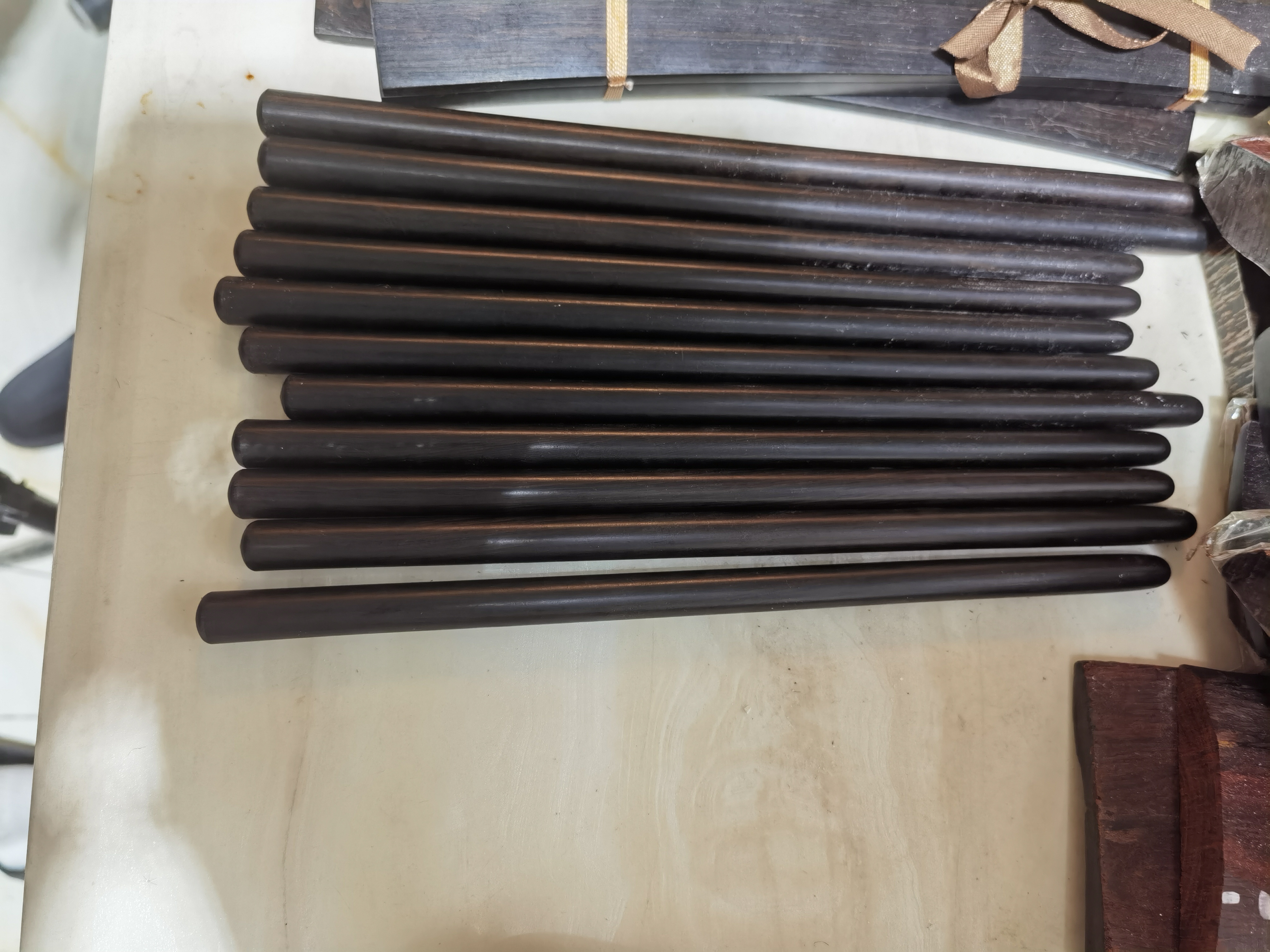 鼓棒，紫光檀，东非黑黄檀