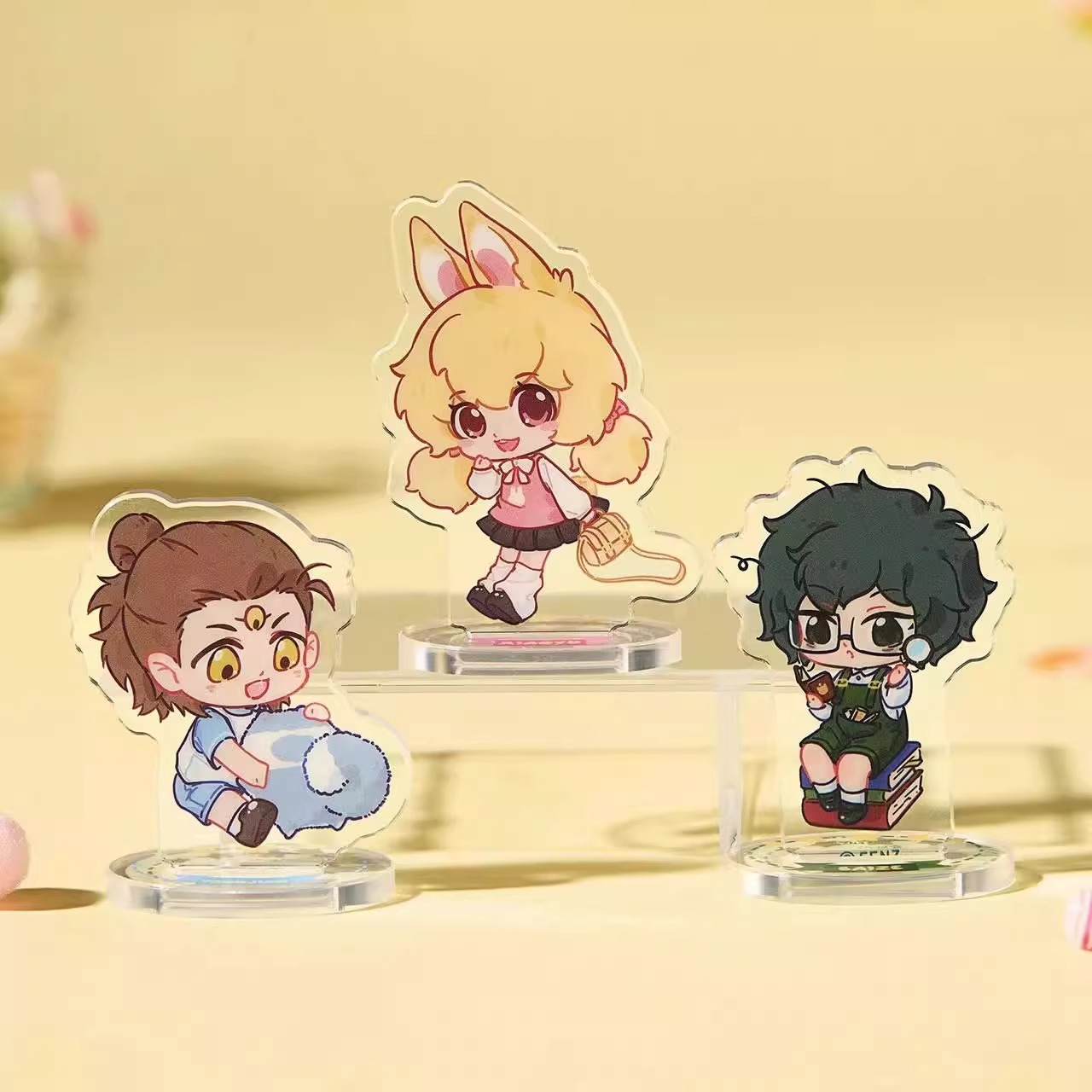 非人哉幼稚园系列马口铁徽章镭射动漫卡通吧唧胸针