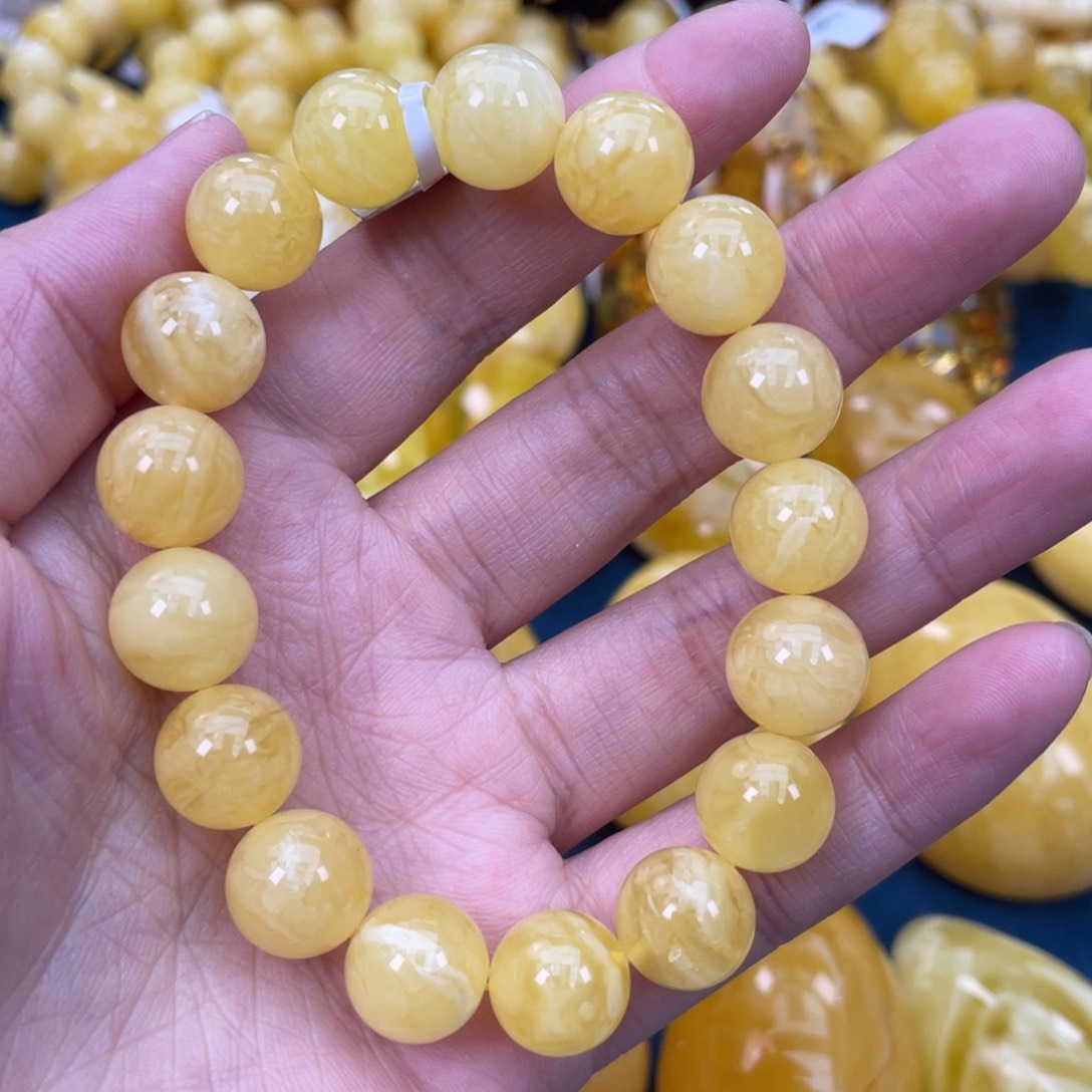 琥珀裸石未镶嵌琥珀蜜蜡w 43