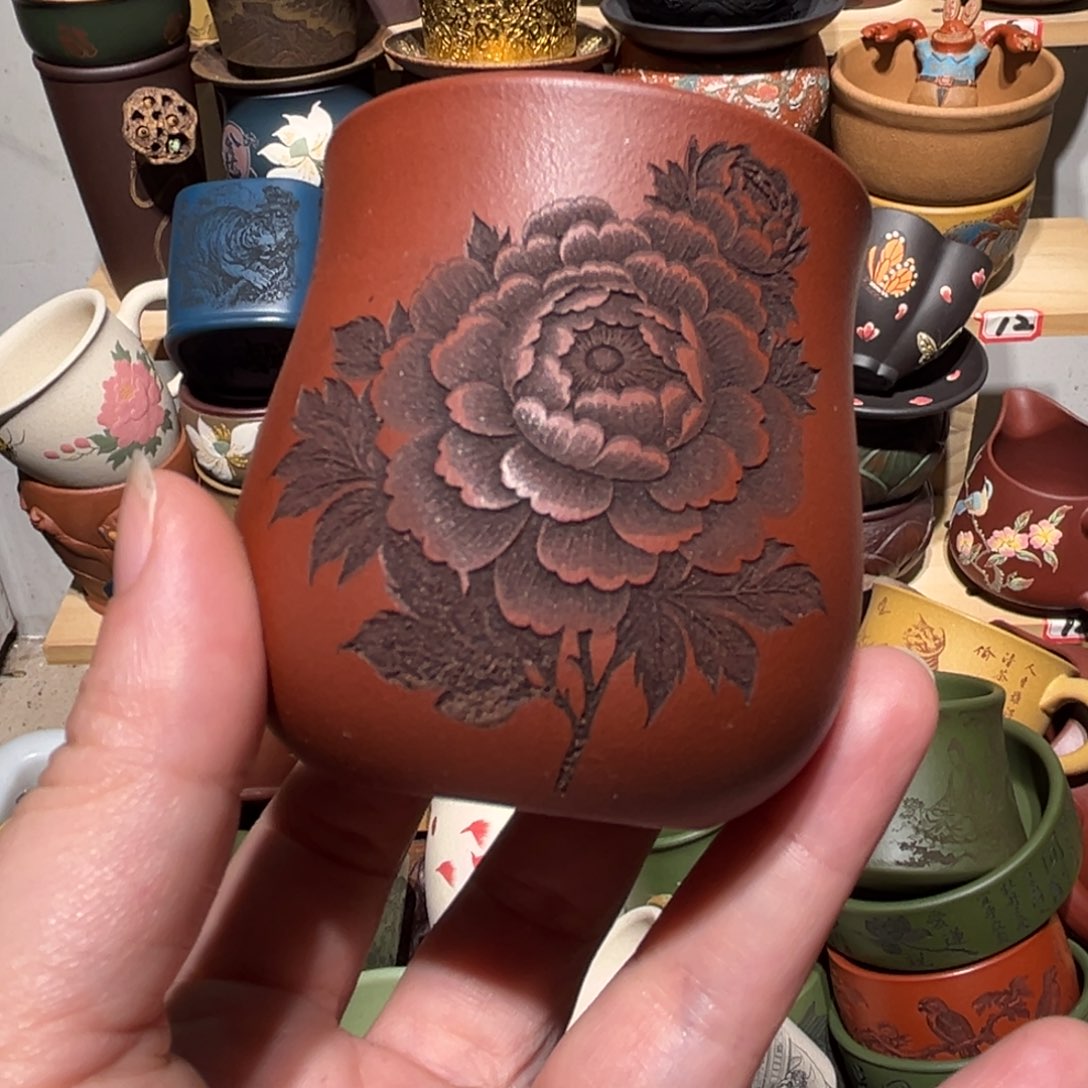 茶杯紫砂宜兴紫砂主人杯